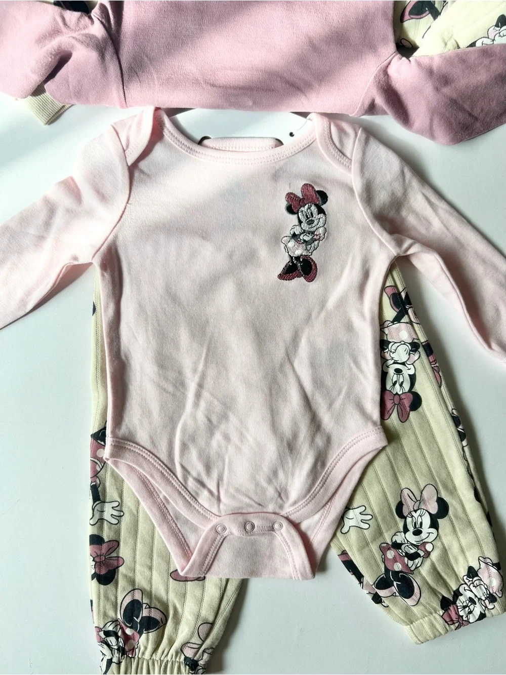 Disney Baby Girl Princess and Minnie Mouse Print Matching Sets Size 3-6 months
